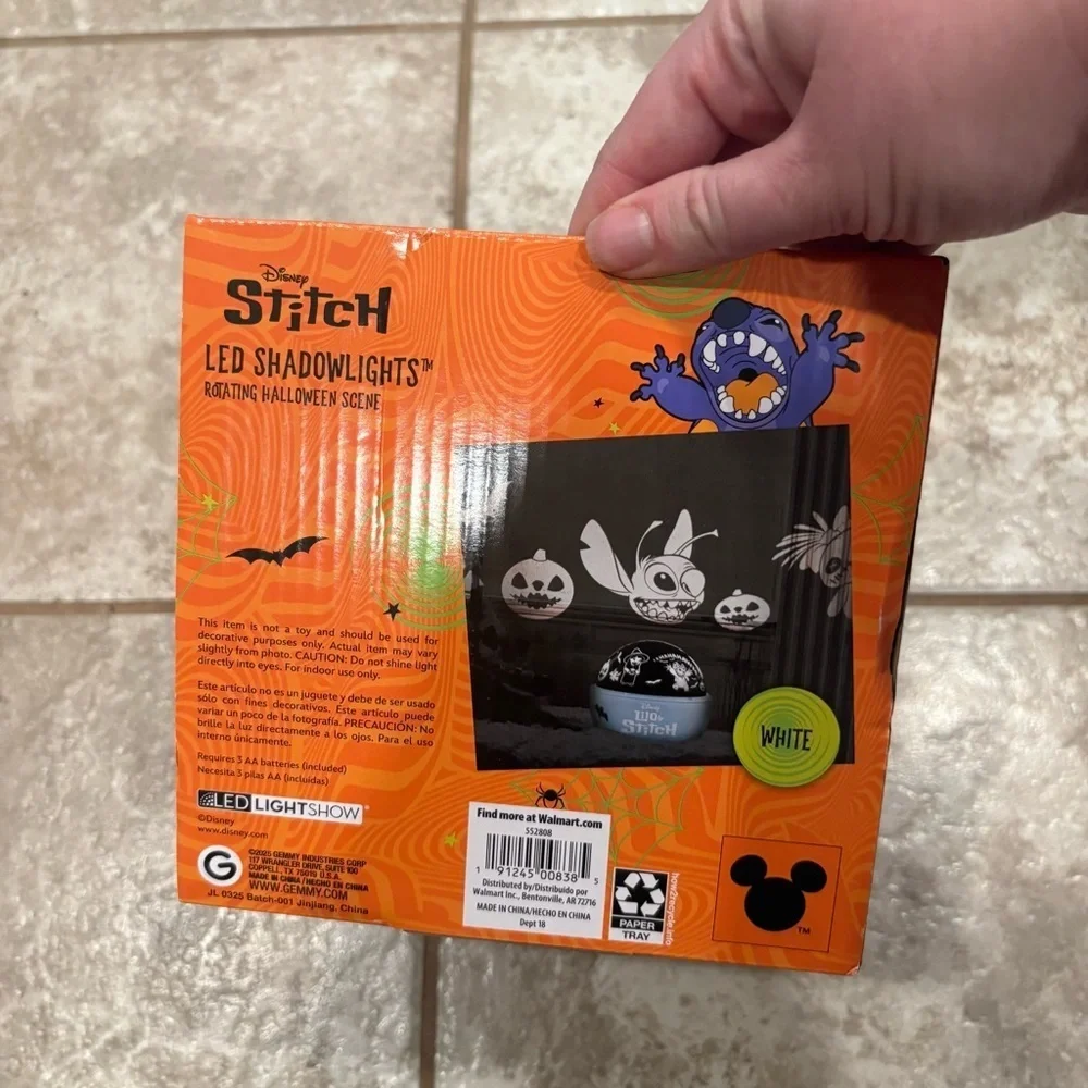 Disney Lilo & Stitch LED ShadowLights NEW Projector Christmas Lights